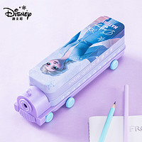 亲子会员：Disney 迪士尼 DM29175F2 冰雪奇缘2系列 创意多功能火车头铅笔盒 紫色