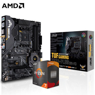 ASUS 华硕 TUF GAMING X570-PLUS 主板+AMD R9-5900X