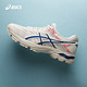  ASICS 亚瑟士 缓震透气跑鞋男GEL-FLUX 4 1011A614-109 18号10点开抢 米色/蓝色 42　