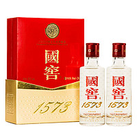 LUZHOULAOJIAO 泸州老窖 国窖1573 浓香型白酒 52度 小礼盒 50ml*2瓶