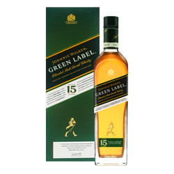 JOHNNIE WALKER 尊尼获加 绿牌15年苏格兰威士忌 750ml