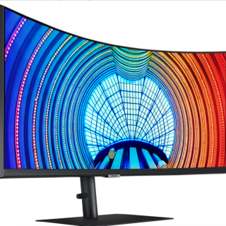 SAMSUNG 三星 C系列 S34A650UXC 34英寸 VA 曲面 FreeSync 显示器（3440×1440、100Hz、HDR10、Type-C 90W）