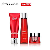 有券的上：ESTEE LAUDER 雅诗兰黛 红石榴系列3件套 （洁面125ml+滋润水200ml+面霜50ml）