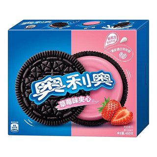 OREO 奥利奥 夹心饼干 草莓味 466g