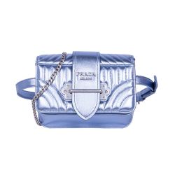 prada 普拉达 prada 普拉达 女士蓝色皮质时尚简约胸包腰包降价提醒本
