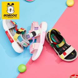 BoBDoG 巴布豆 儿童凉鞋