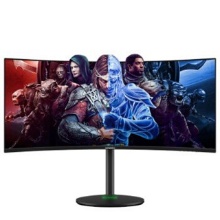 SKYWORTH 创维 34G1Q 34英寸 VA 曲面 FreeSync 显示器 (3440*1440、144Hz、125%sRGB、HDR400）