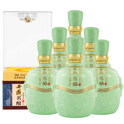 西凤酒西凤西凤酒西凤名酿浓香型白酒窖藏52度500ml6瓶整箱装