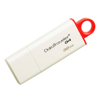 Kingston 金士顿 DataTraveler系列 DataTraveler G4 USB2.0 U盘 红色+挂绳 32GB USB
