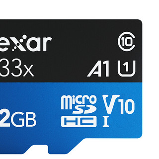 Lexar 雷克沙 633X Micro-SD存储卡 32GB（UHS-I、V30、U3、A1）