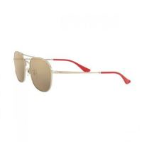 Ray-Ban 雷朋 RayBan 雷朋 男士太阳镜 0RB3613D92005A 淡金色镜框浅棕色反光金色镜片 58mm