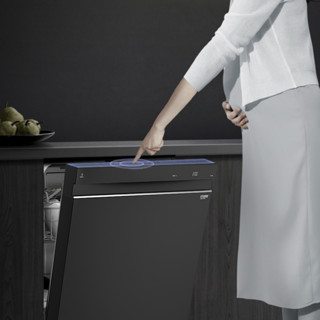 Midea 美的 极光系列 JV800 嵌入式洗碗机 16套 黑色