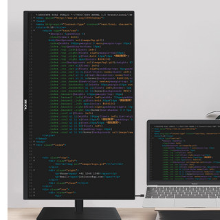 ZEOL 卓尔 Z27Q4 27英寸 IPS FreeSync 显示器(2560×1440、60Hz、100%sRGB、Type-C)