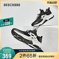 SKECHERS 斯凯奇 Skechers斯凯奇新款男鞋时尚舒适减震防滑运动鞋透气低帮休闲鞋