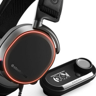 Steelseries 赛睿 Arctis Pro 耳罩式头戴式耳机 黑色 USB口/3.5mm+GameDAC