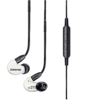 SHURE 舒尔 SE215 入耳式挂耳式动圈有线耳机 白色 3.5mm