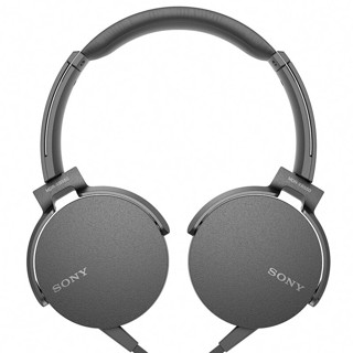 SONY 索尼 MDR-XB550AP 耳罩式头戴式有线耳机 黑色 3.5mm