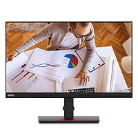 Lenovo 联想 ThinkVision）31.5英寸 4K IPS屏 Type-C反向充电 升降旋转 支持壁挂 电脑办公显示器T32p-20