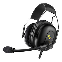 SOMiC 硕美科 G936N 耳罩式头戴式有线耳机 黑色 3.5mm/USB口