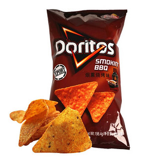 Doritos 多力多滋 中国台湾Doritos多力多滋烟熏烤味玉米片 198.4g