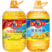 MIGHTY 多力 非转基因 食用油组合装 3.68L*2桶（压榨玉米油3.68L+葵花籽油3.68L）