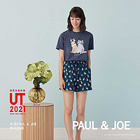 UNIQLO 优衣库 女装/亲子装 (UT) PAUL & JOE休闲短裤(夏季碎花) 440031