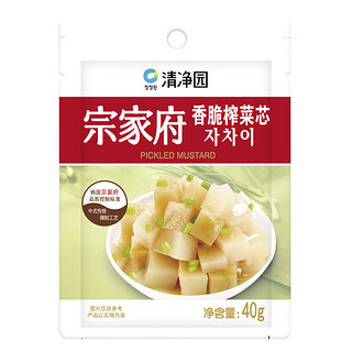 清净园 宗家府 韩国泡菜 香脆榨菜芯 40g*15袋