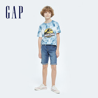 Gap男童恐龙短袖T恤689921夏季2021新款童装