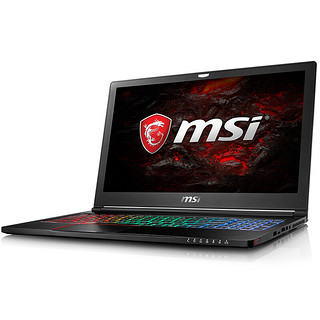 MSI 微星 GS63VR 15.6英寸 游戏本 黑色(酷睿i7-7700HQ、GTX 1070 Max-Q 8G、16GB、256GB SSD+1TB HDD、1080P、LED、60Hz、7RG-036CN)