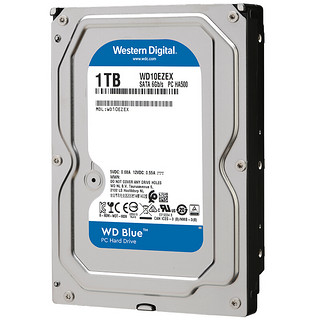 西部数据 WD西部数据1TB 3.5英寸CMR垂直蓝盘电脑台式机械硬盘