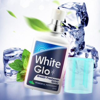 White Glo 清爽香型口气清新剂 20ml*2