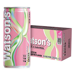Watsons 屈臣氏 苏打汽水 265mL*15罐/箱
