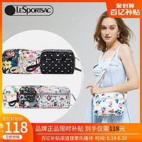 LeSportsac 力士保 乐播诗时尚印花小方包手提包潮流单肩包斜挎包2434