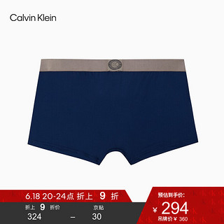 Calvin Klein 卡尔文·克莱 CK内衣 男士平角透气贴身平角内裤 NB2540 DYC-藏蓝色 M