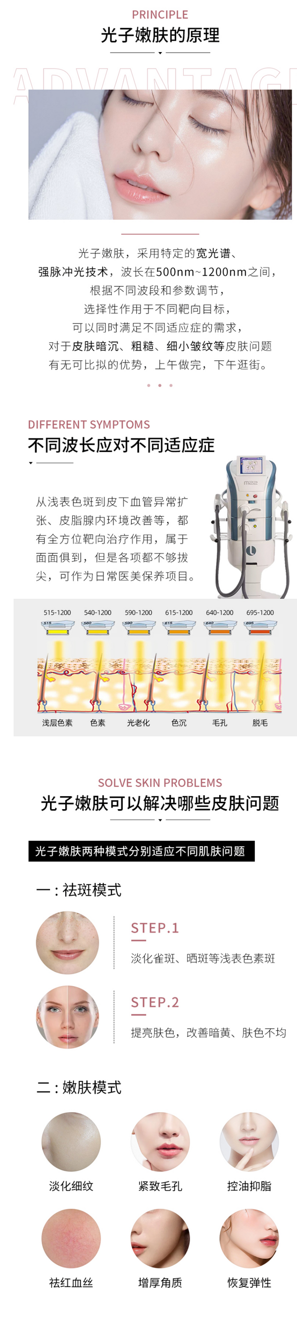 变美日记  m22/dpl光子嫩肤全模式 1次