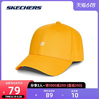 SKECHERS 斯凯奇 Skechers斯凯奇2021新款夏季男女刺绣运动鸭舌帽子防晒遮阳棒球帽