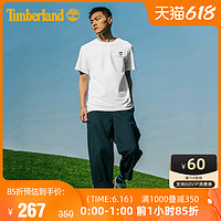 Timberland 添柏岚 6.19日 88会员0-1点限时特惠：Timberland添柏岚男装21春夏新款休闲印花圆领短袖T恤|A24SZ