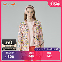 Lafuma 乐飞叶 LAFUMA乐飞叶户外防晒皮肤衣女士中长印花轻薄风衣外套LFJA9BP68