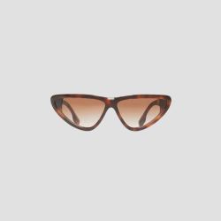 BURBERRY 博柏利 女士玳瑁纹三角形框太阳眼镜 40806361