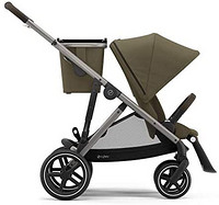 cybex Cybex Gazelle S 模块化双人婴儿推车，适用于婴儿和幼儿，包括可拆卸的购物篮