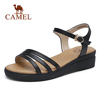 CAMEL 骆驼 A825046146 女士平底中跟凉鞋