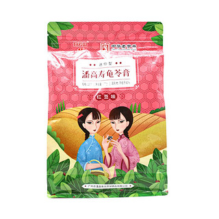 潘高寿 龟苓膏烧仙草布丁果冻休闲儿童零食健康小吃红豆味25g*15颗