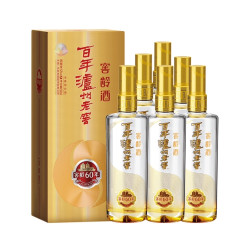 LUZHOULAOJIAO 泸州老窖 窖龄60年 浓香型白酒52度 500ml*6瓶