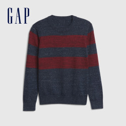 Gap 盖璞 男童创意条纹圆领针织衫592774春季新款洋气童装毛衣