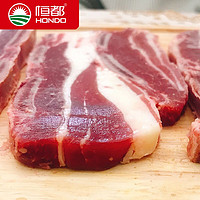 HONDO BEEF 恒都牛肉 恒都 牛肋排3斤带骨排骨段生牛肉排骨新鲜冷冻烧烤肉