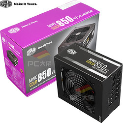 COOLER MASTER 酷冷至尊 550W 650W 750W 850w可选）MWE V2金牌全模组宽幅ATX机箱电脑电源80plus