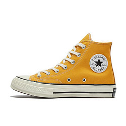 CONVERSE 匡威 官方1970s经典款帆布鞋高帮情侣运动鞋162054C落叶黄