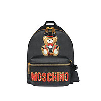 MOSCHINO 莫斯奇诺 女士马戏团魔术熊字母图案 双肩包 时尚潮流