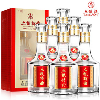 WULIANGYE 五粮液 总厂出品 五粮特曲 42度 浓香型白酒 500ml 6瓶装