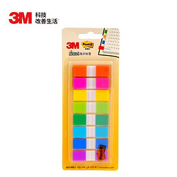 3M 便利贴 便条纸/报事贴/便签纸/透明指示标签 卡装 683-8BLI（8色装）办公用品